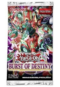 Yu-Gi-Oh: Burst Of Destiny Booster pack