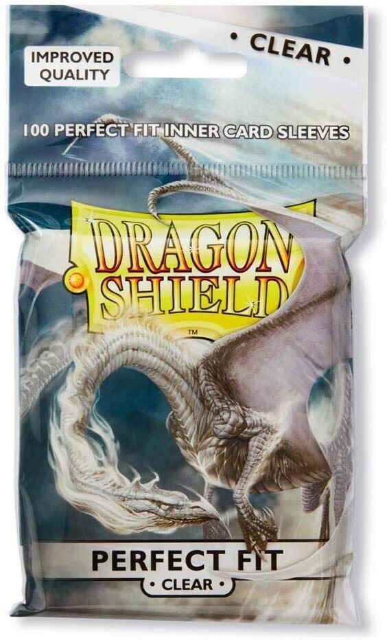 Dragon Shield: Clear Perfect Fit Inner Card Sleeves (100ct)