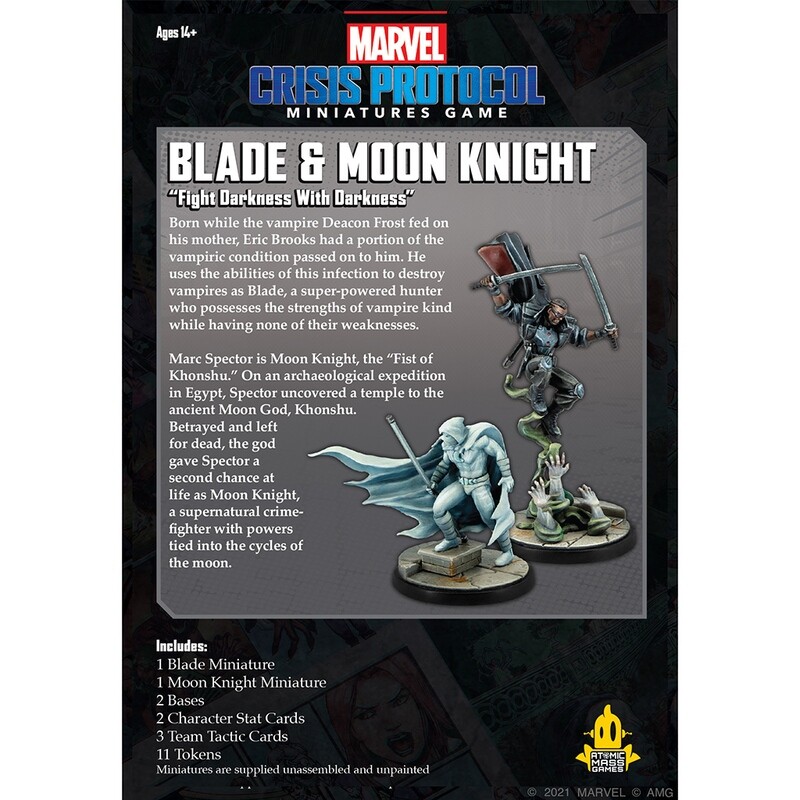 MARVEL CRISIS PROTOCOL: BLADE AND MOON KNIGHT