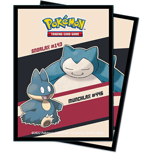 Ultra Pro: Deck Protectors: Pokemon Snorlax Munchlax (65ct)
