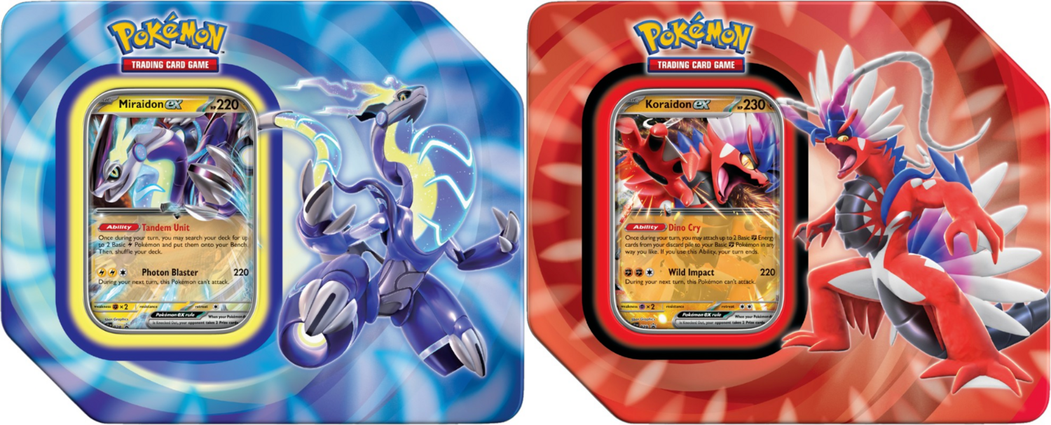 Pokemon: Paldea Legends Tins