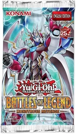 Yu-Gi-Oh: Battles Of Legend Monstrous Revenge Booster Pack