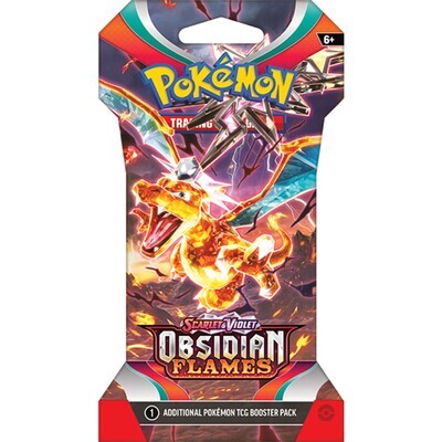 Pokemon: Obsidian Flame Sleeved Booster Pack
