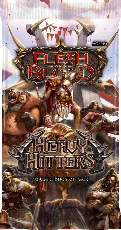 Flesh &amp; Blood TCG- Heavy Hitters Booster Pack