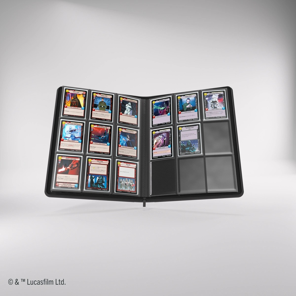 Star Wars Unlimited: Zip-Up Album 18 Pocket Black