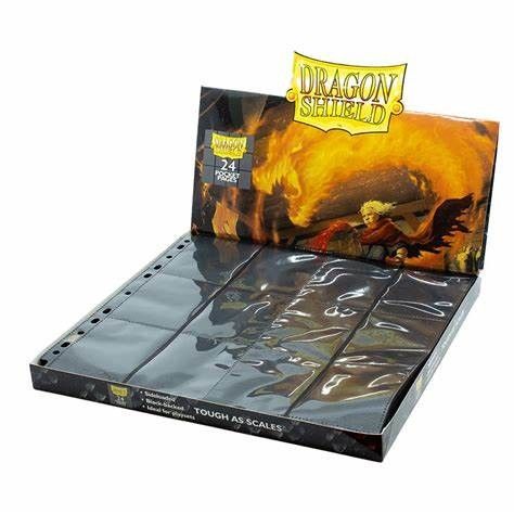 Dragon Shield: 24-Pocket Binder Pages-Clear