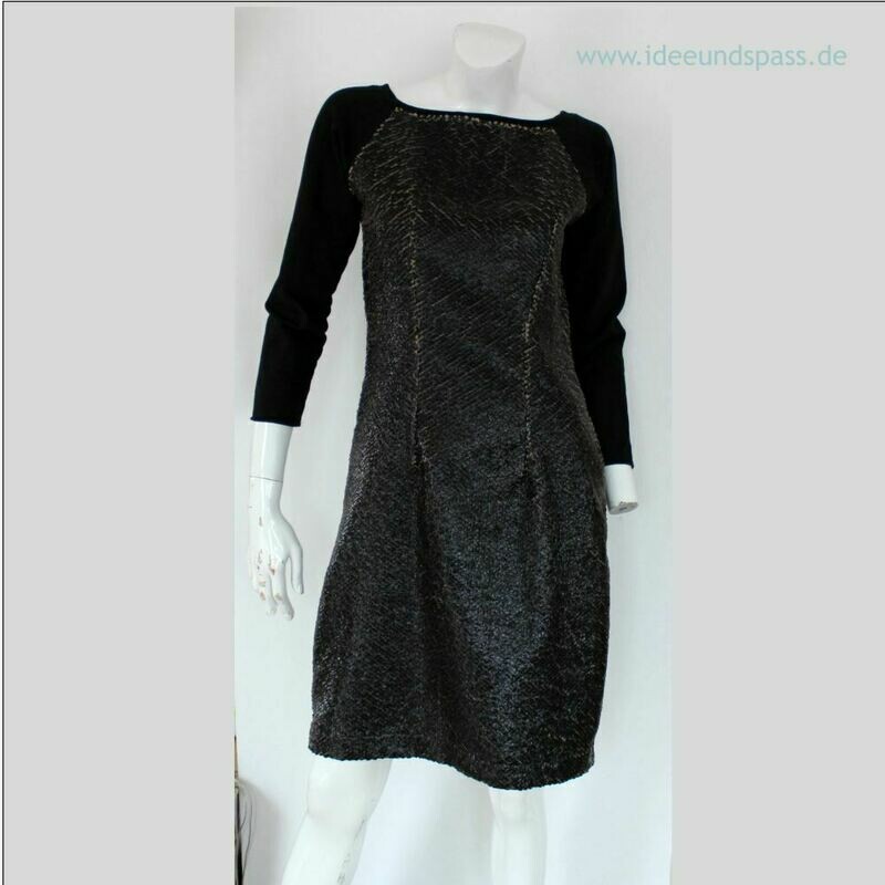 elegantes Kleid in Reptikhaptik