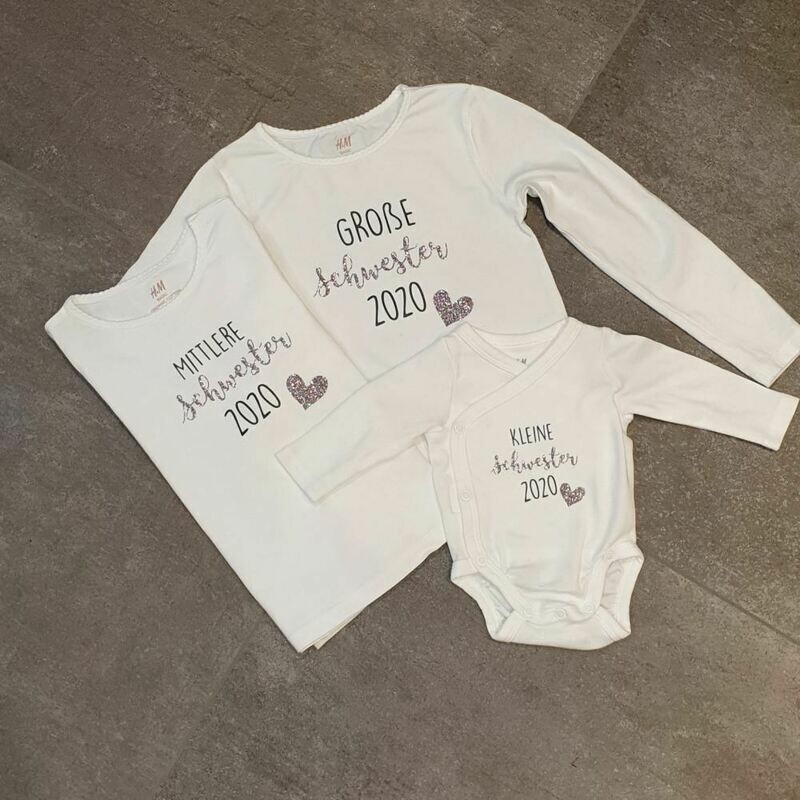 Babybody mit Wunschtext