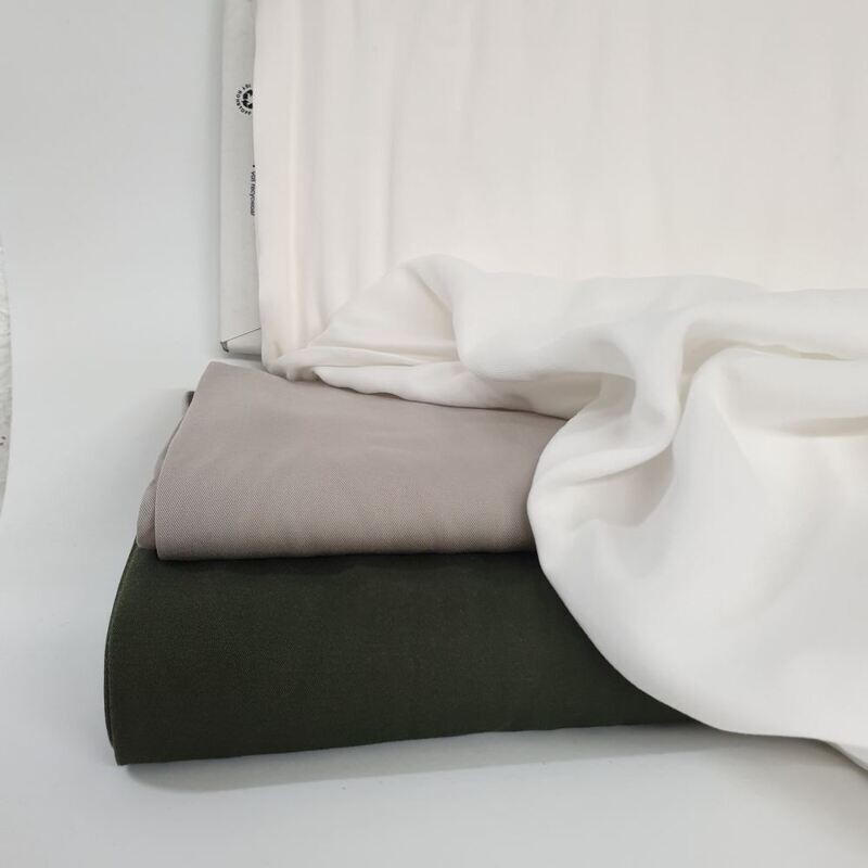 Tencil , Viskose stretch uni