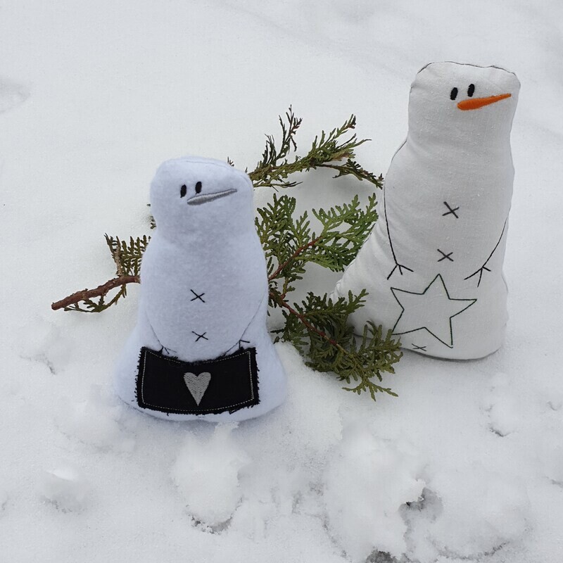 Schneemann skandinavische Stil