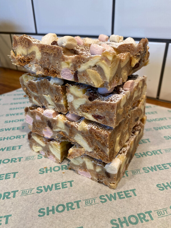 Apple &amp; Biscoff Rocky Road