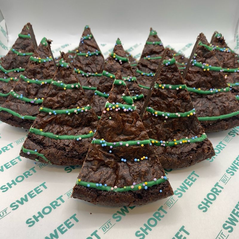 Christmas Tree Brownies Christmas Tree Brownies