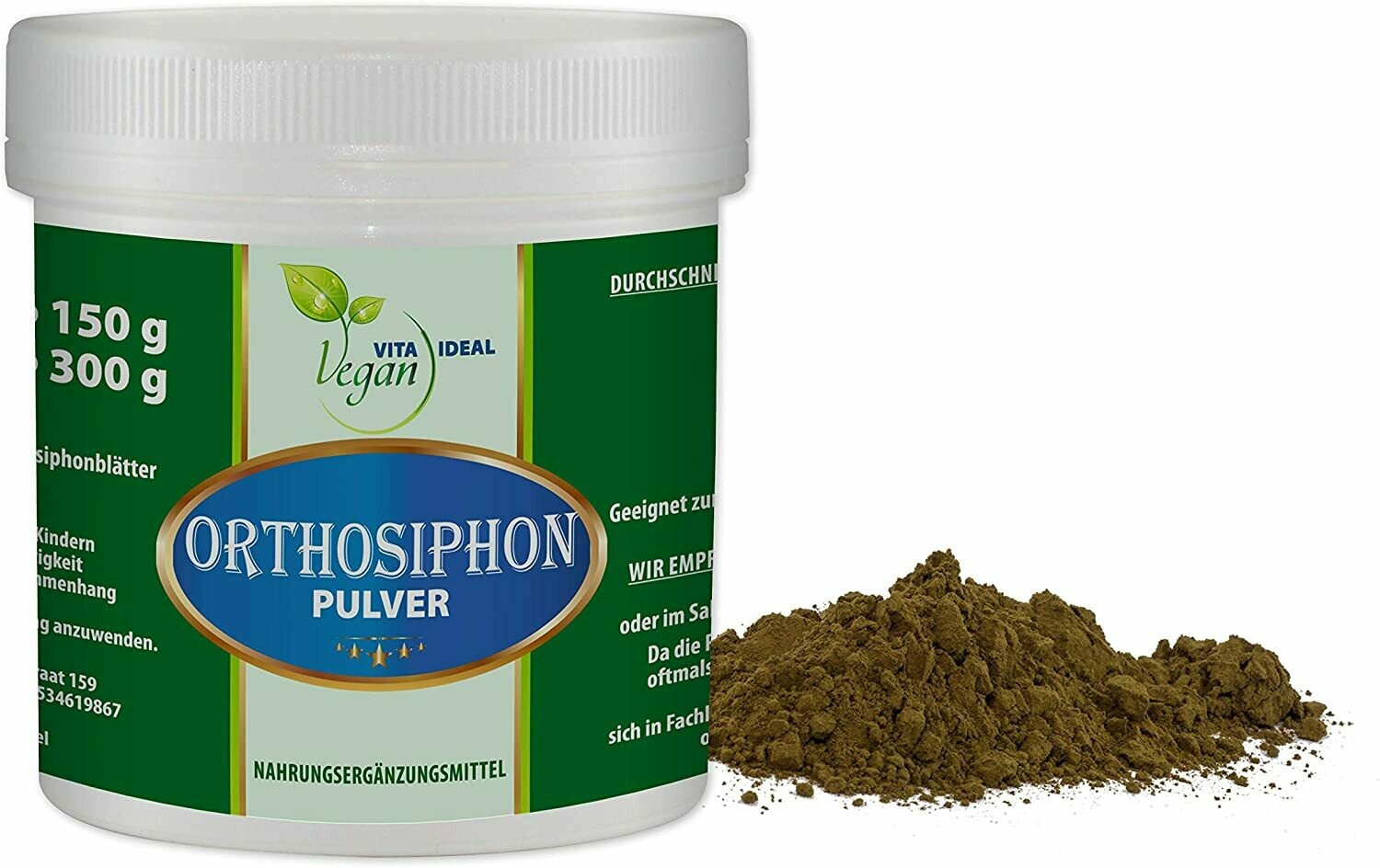 VITAIDEAL VEGAN® Orthosiphon Blätter Pulver (Orthosiphon stamineus