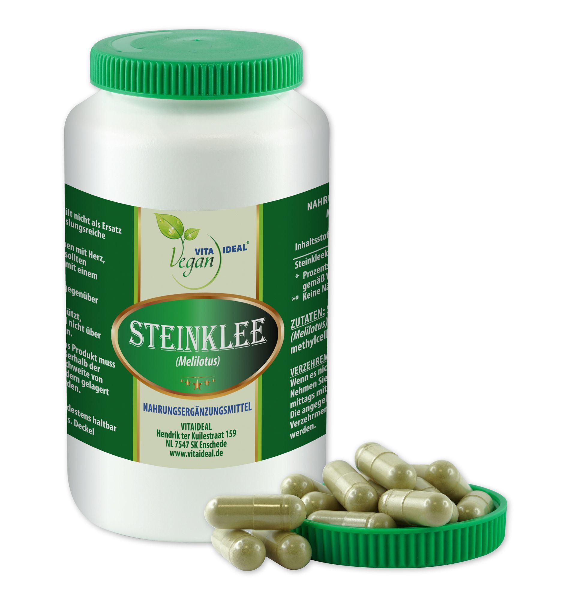 VITA IDEAL Vegan® Steinklee Kraut Kapseln - Melilotus officinalis - Steinkleekraut