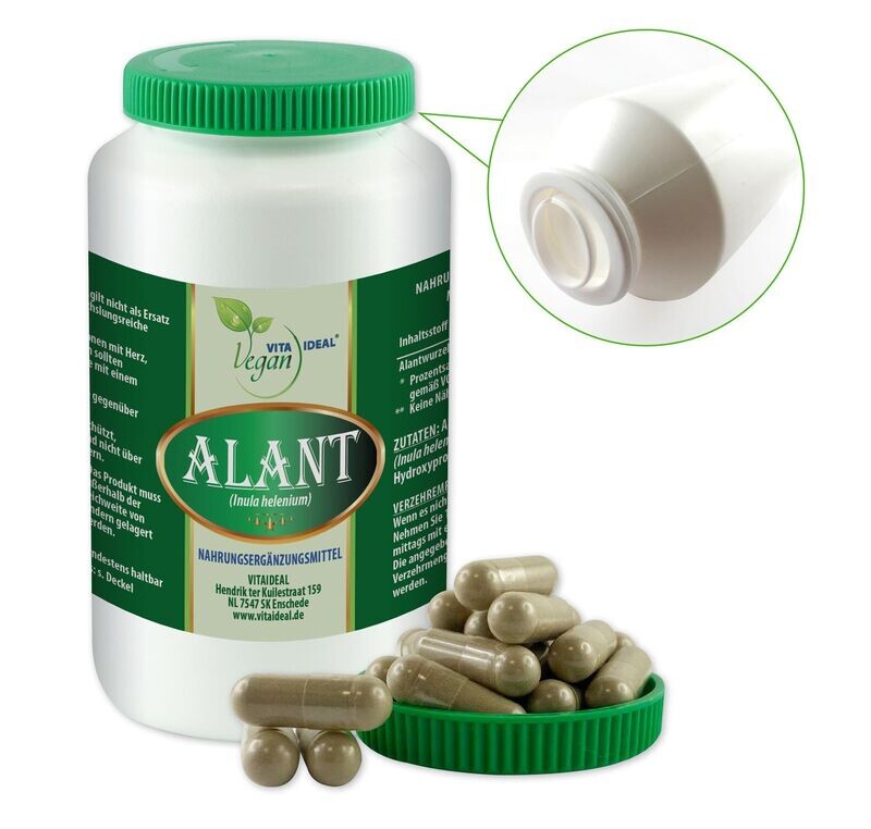 VITA IDEAL Vegan® Alant Wurzel Kapseln  - Inula Helenium - Alantwurzel -