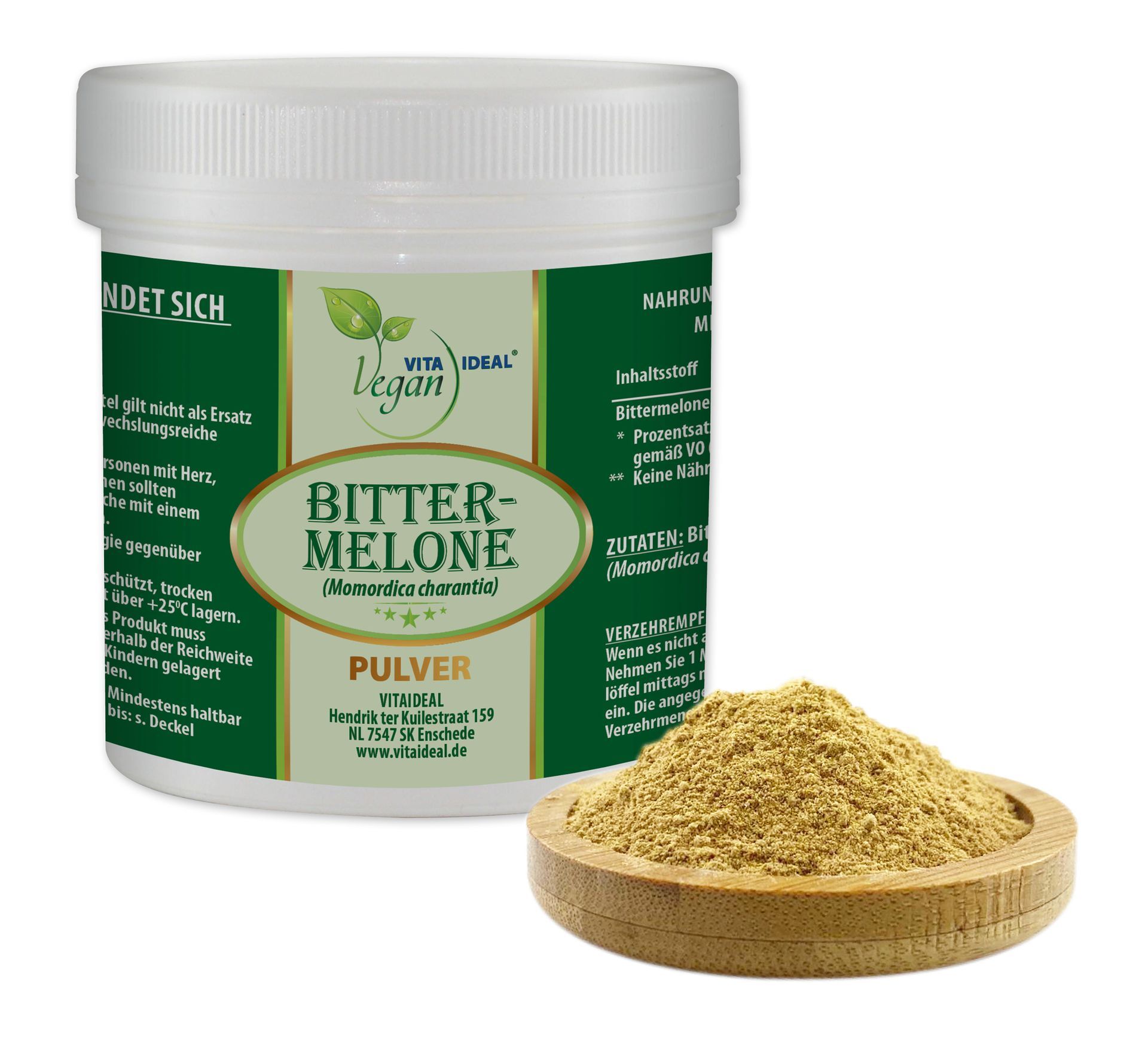 VITA IDEAL Vegan® Bitter Melone Pulver - Momordica charantia - Bittermelone -