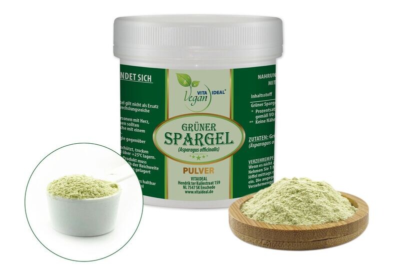 VITA IDEAL Vegan® Spargel Grün Pulver - Asparagus officinalis -