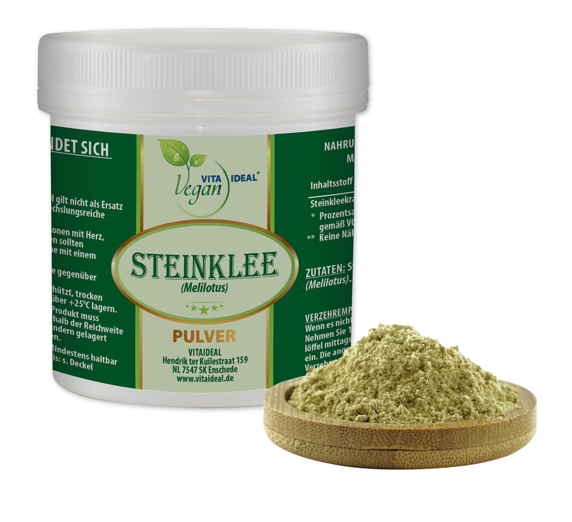 VITA IDEAL Vegan® Steinklee Kraut Pulver - Melilotus - Steinkleekraut -