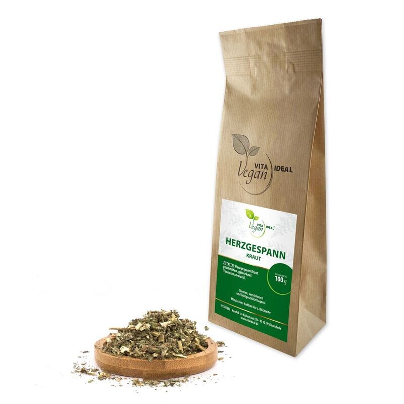VITA IDEAL Vegan® Herzgespann Kraut geschnitten - Leonurus cardiaca - Herzspannkraut -