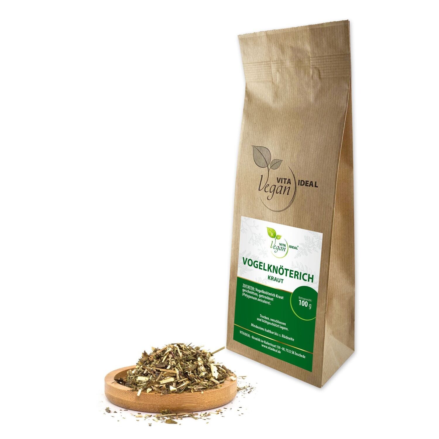 VITA IDEAL Vegan® Vogelknöterich Kraut geschnitten - Polygonum aviculare - Vogelknöterichkraut -