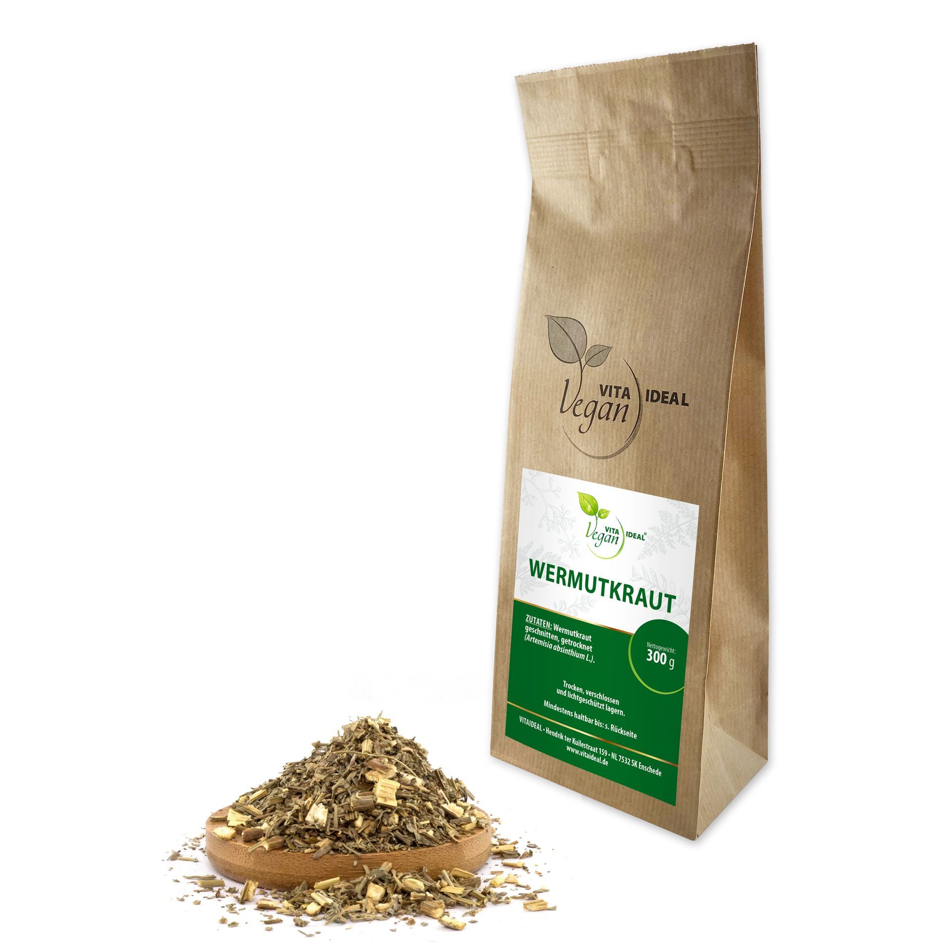 VITA IDEAL Vegan® Wermut Kraut geschnitten - Artemisia absinthium - Wermutkraut -