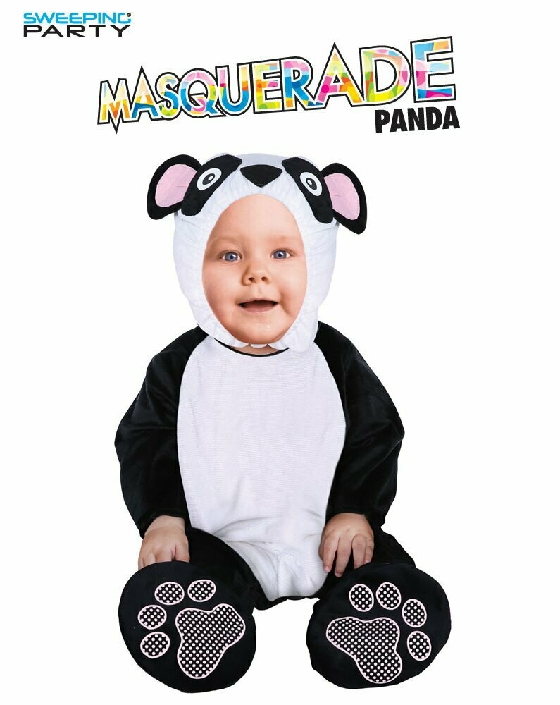 COSTUME CARNEVALE PANDA 0-2 ANNI