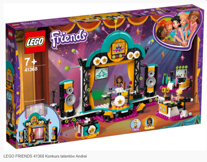 LEGO FRIENDS 41368 Konkurs talentów Andrei
