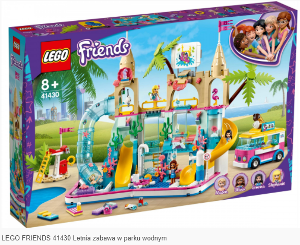LEGO FRIENDS 41430 Letnia zabawa w parku wodnym