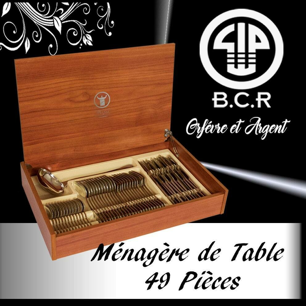 Ménagère de table 49 Pces H 18/10 décor ASSIL ou ATLAS