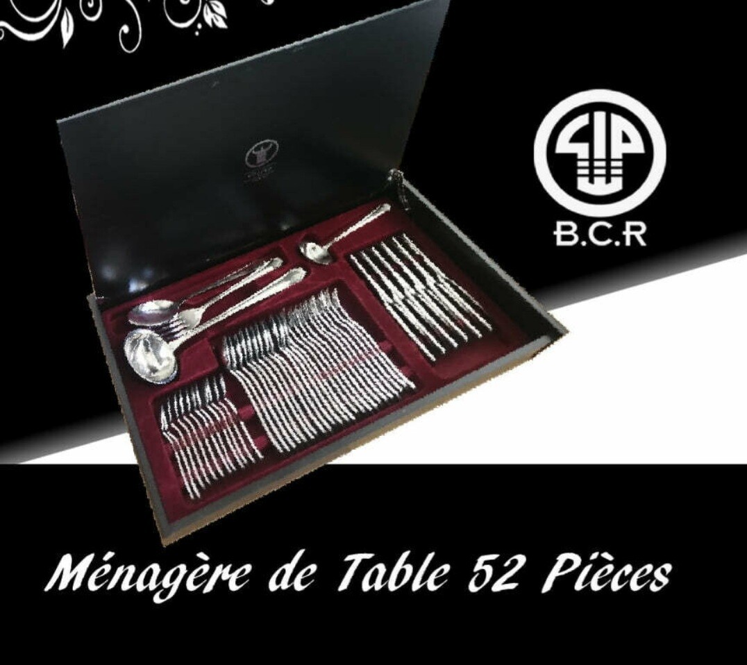 Ménagère 52 Pces H 18/10 décor ASSIL ou ATLAS