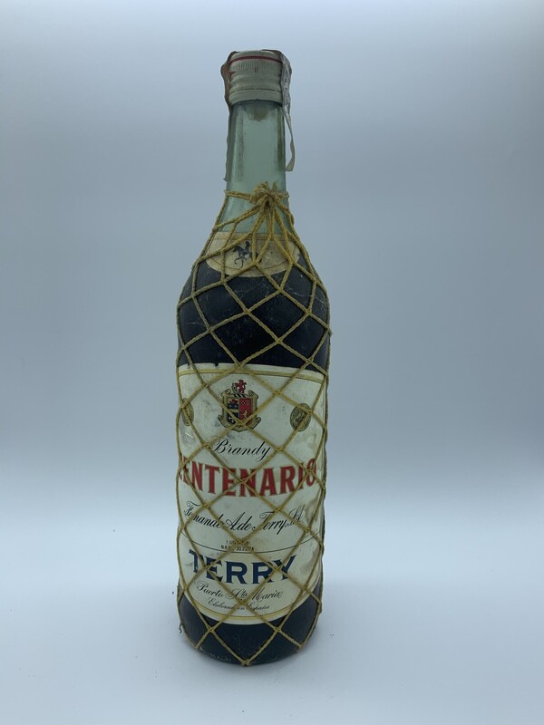 Brandy Terry Centenario sello 8 pesetas