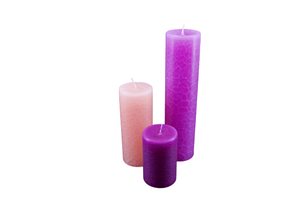 Dänische Marmorkerze 1 Docht ∅ ca. 9 cm