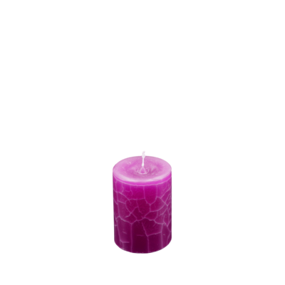 Dänische Marmorkerze | Kerze ∅ ca. 7 x 10 cm violett