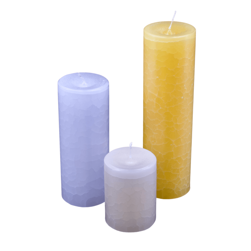 Dänische Marmorkerze 1 Docht ∅ ca. 7 cm