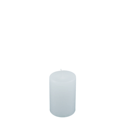 Dänische Marmorkerze | Kerze ∅ ca. 9 x 13 cm weiß
