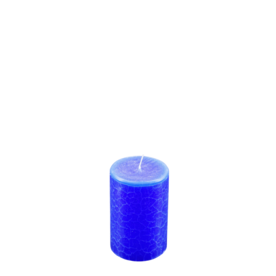 Dänische Marmorkerze | Kerze ∅ ca. 9 x 13 cm dunkelblau