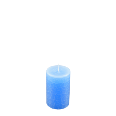 Dänische Marmorkerze | Kerze ∅ ca. 9 x 13 cm hellblau