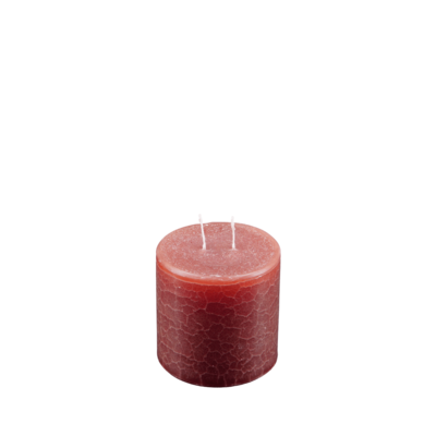 Dänische Marmorkerze | Kerze ∅ ca. 11 x 11 cm bordeaux