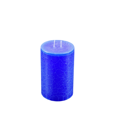 Dänische Marmorkerze | Kerze ∅ ca. 11 x 17 cm dunkelblau