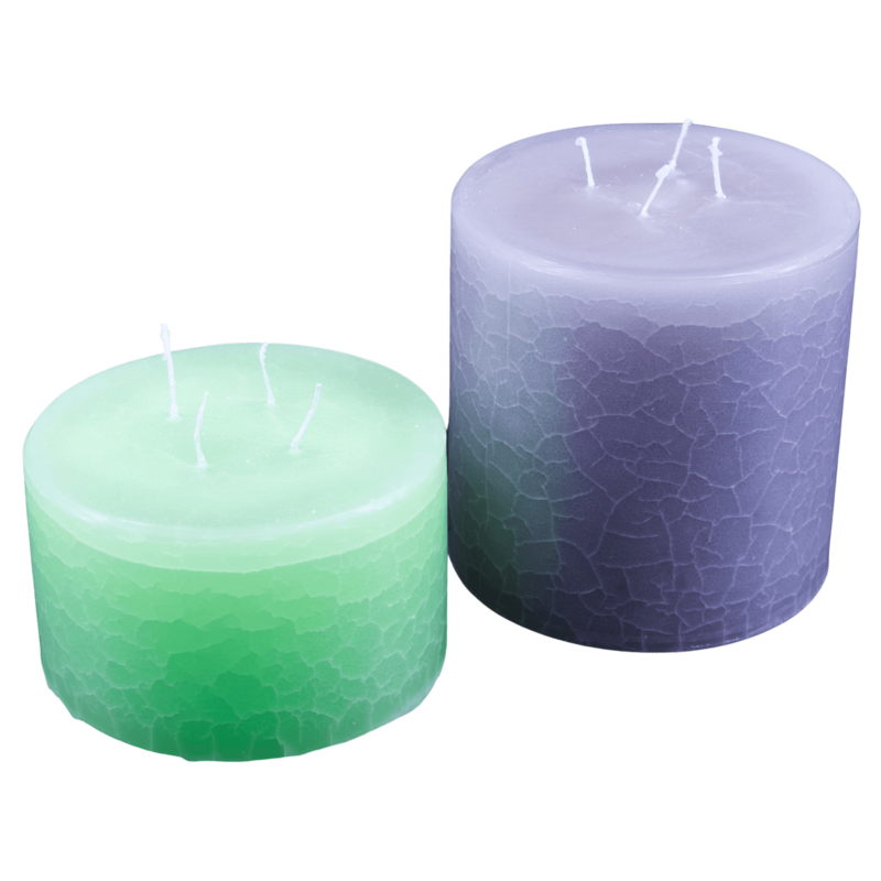 Dänische Marmorkerze 4 Dochte ∅ ca. 15  cm