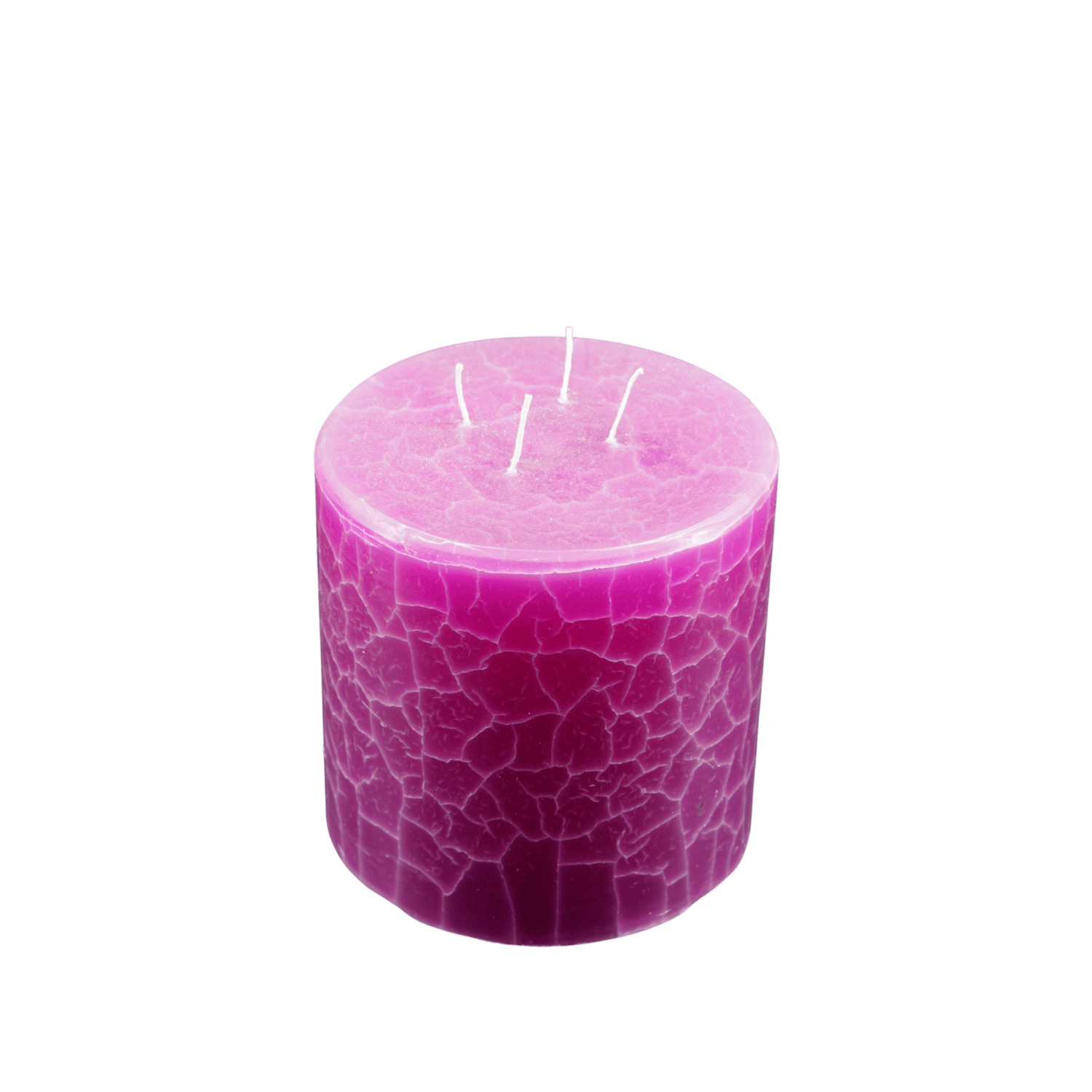 Dänische Marmorkerze | Kerze ∅ ca. 15 x 14 cm violett