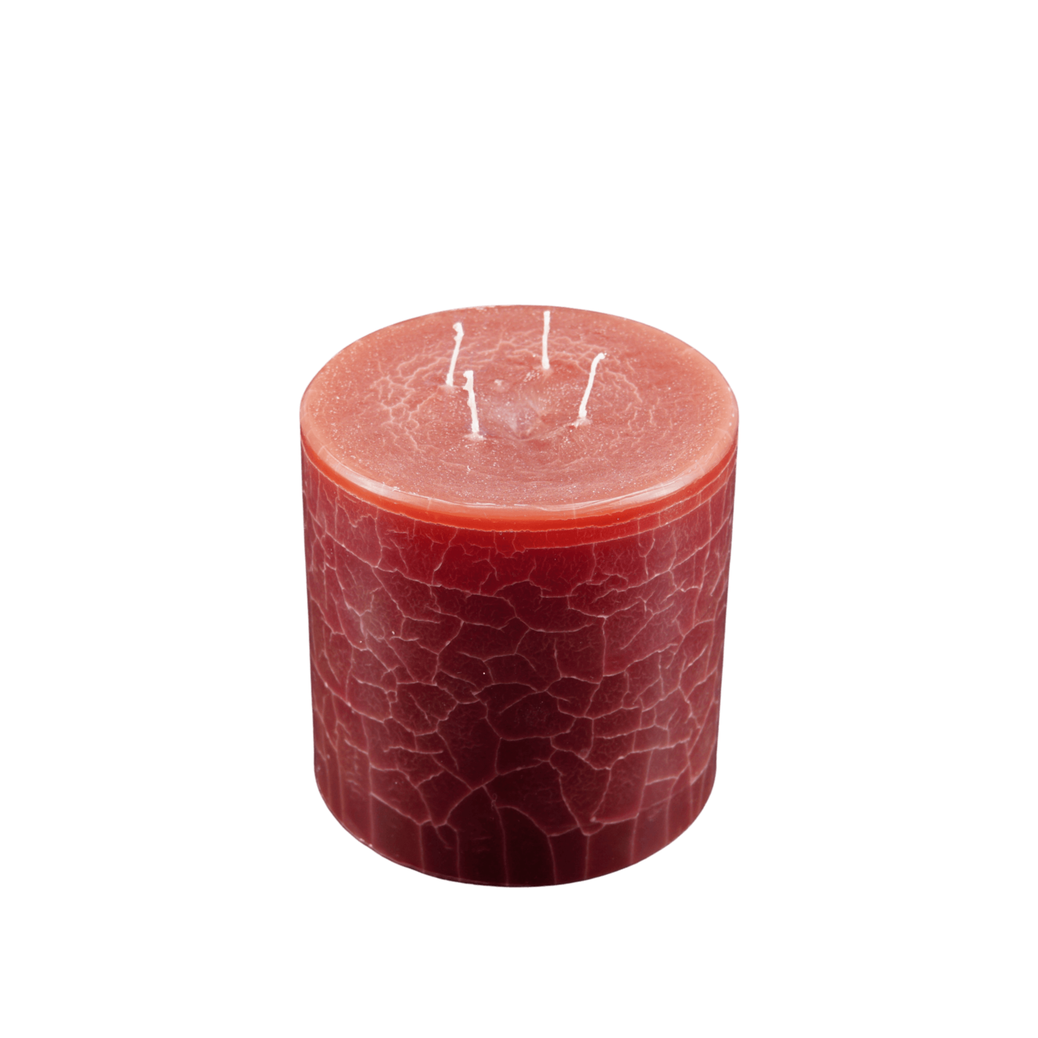 Dänische Marmorkerze | Kerze ∅ ca. 15 x 14 cm bordeaux