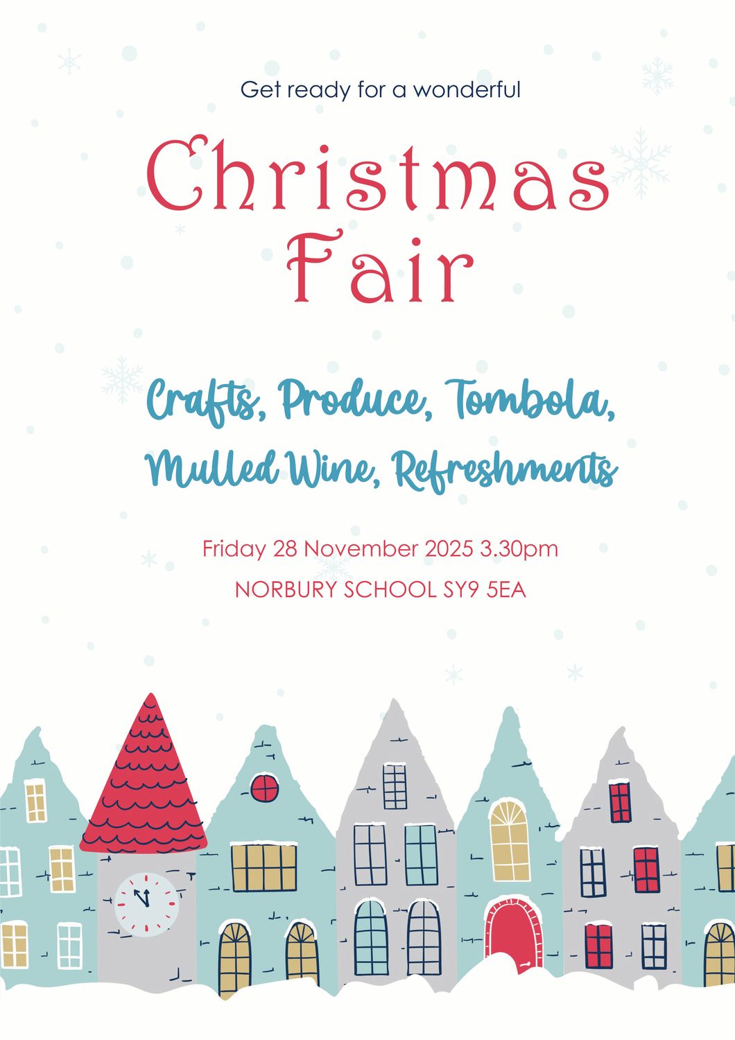 FoNSS Christmas Fair Craft Table 2025