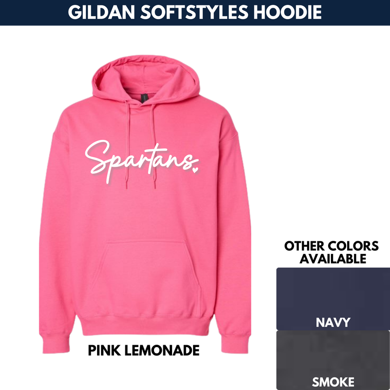 Spartans Puff 3D Hoodie -- Gildan Softstyles