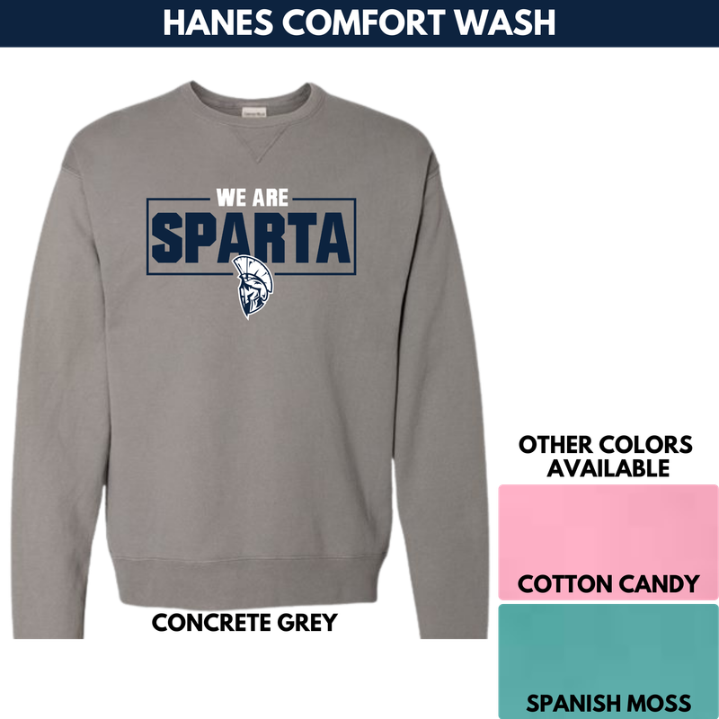 We Are Sparta Crewneck Sweatshirt -- Comfort Wash