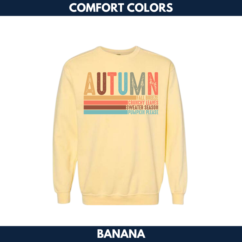 Autumn Crewneck Sweatshirt-- Comfort Colors