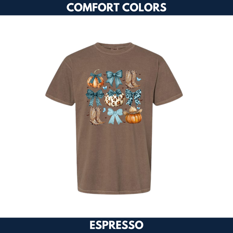 Pumpkins & Bows Short Sleeve -- Comfort Colors