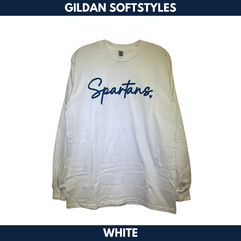 Spartan Puff Long Sleeve -- Gildan Softstyles