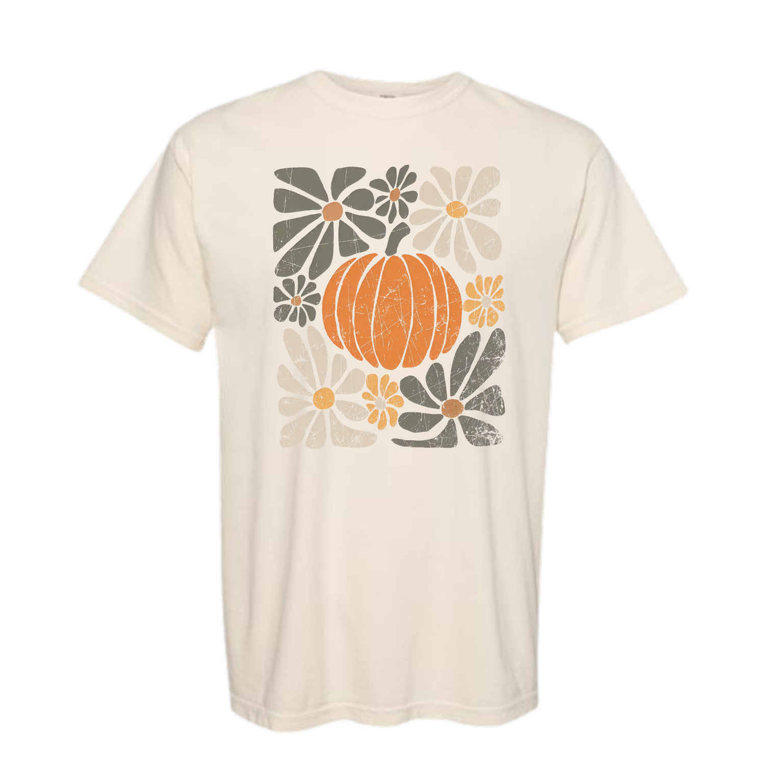 PumpkinFlowersLight_Comfort Colors
