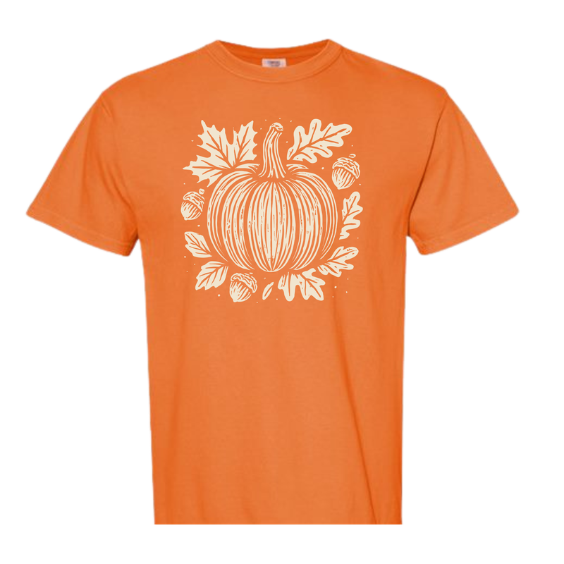 White pumpkin Leaves_Comfort Colors